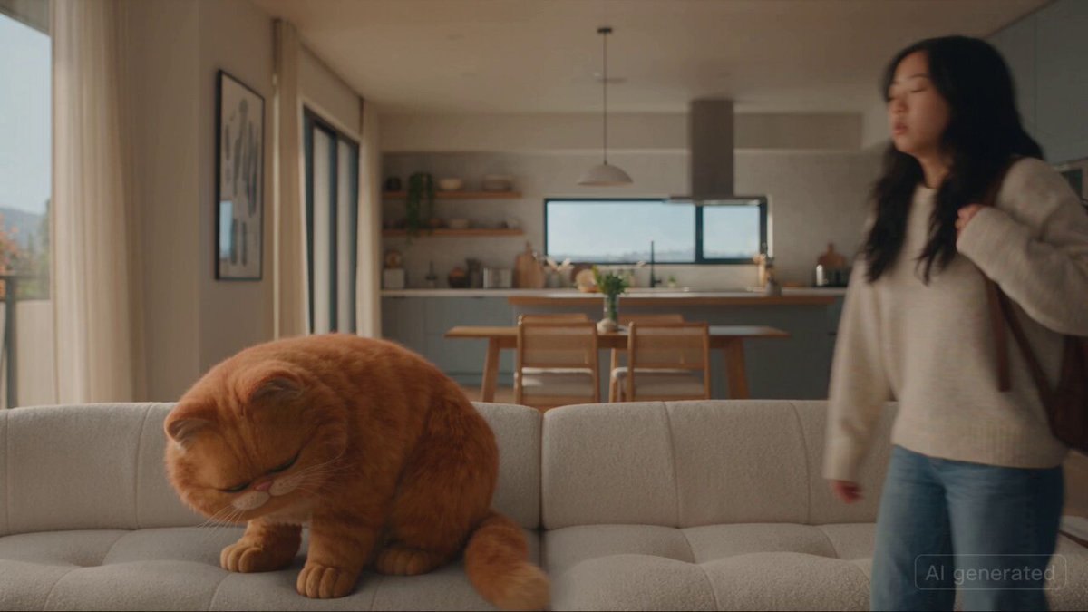 Girl and Cat Body Swap Comedy — example output