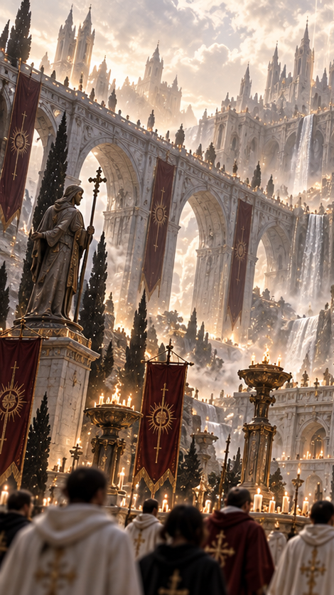 Gothic Saint Pilgrimage Cathedral — example output