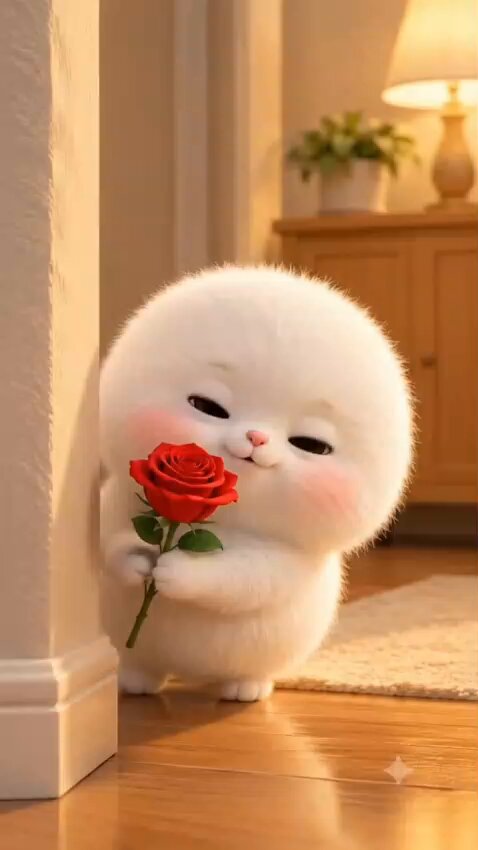 Heartwarming Bunny Rose Animation — example output