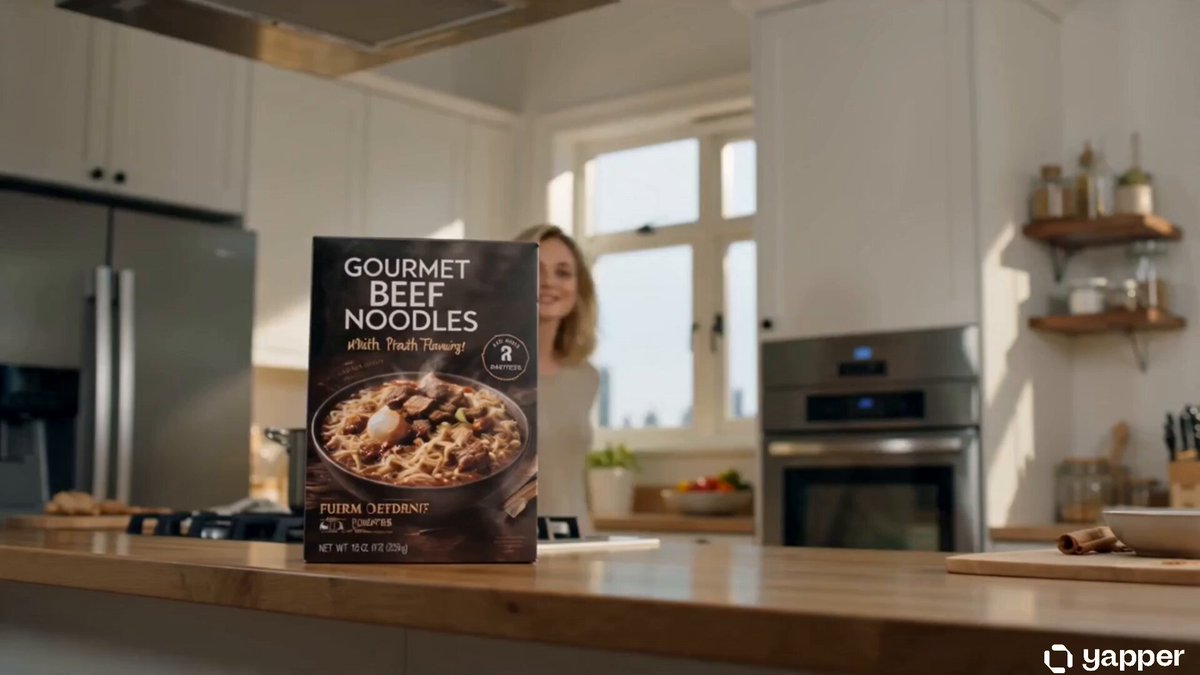 Instant Noodle Commercial Sequence — example output