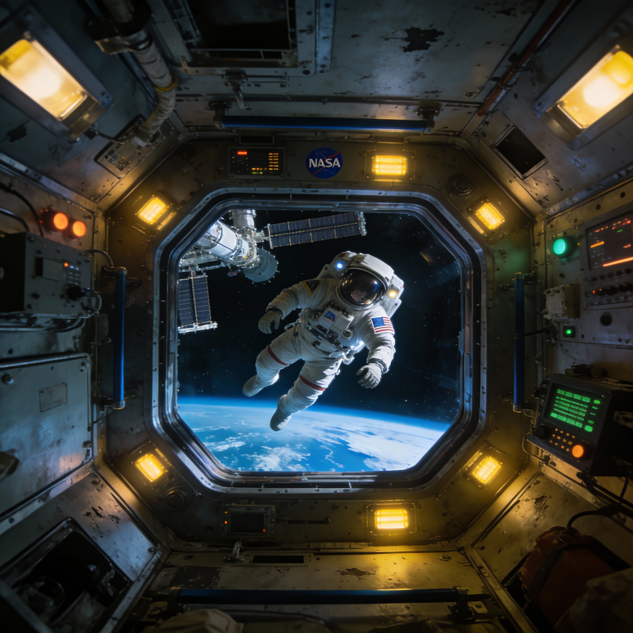 ISS Astronaut Interior — example output