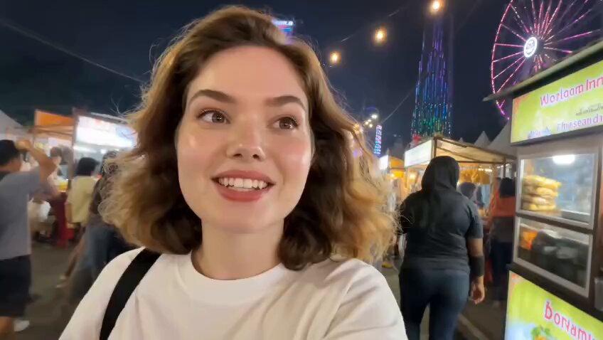 Jakarta Night Street Food Vlog — example output