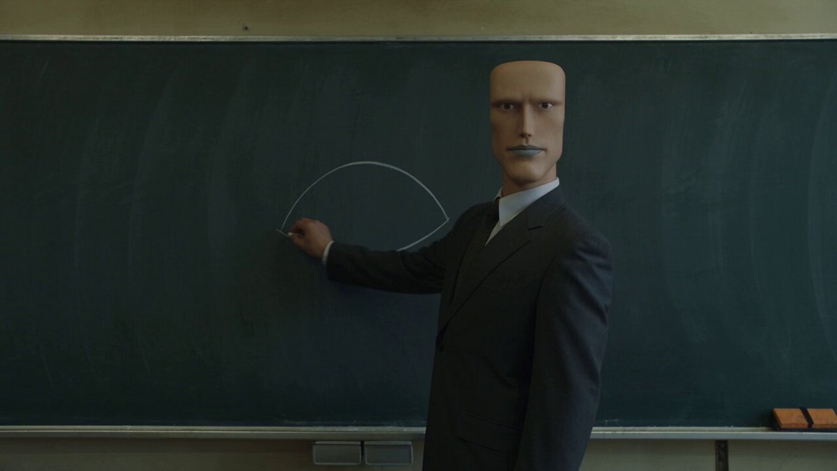 Japanese School Horror Art Class — example output