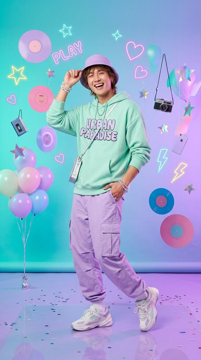 Kawaii Pastel Goth Editorial — example output