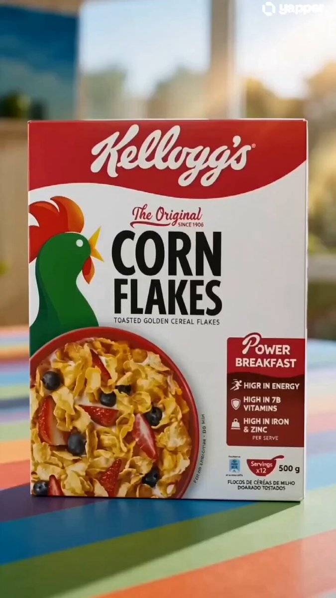 Kellogg's Cornflakes UGC Ad — example output
