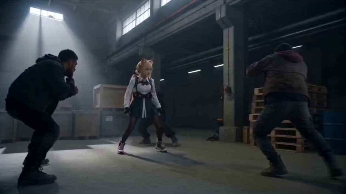 Kitsune Gumiho Warehouse Fight — example output