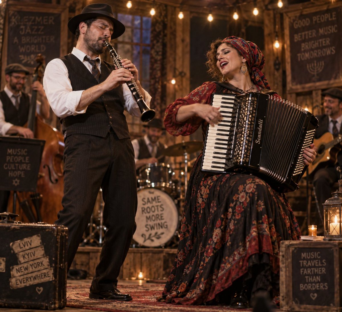 Klezmer Jazz Accordion Stage — example output
