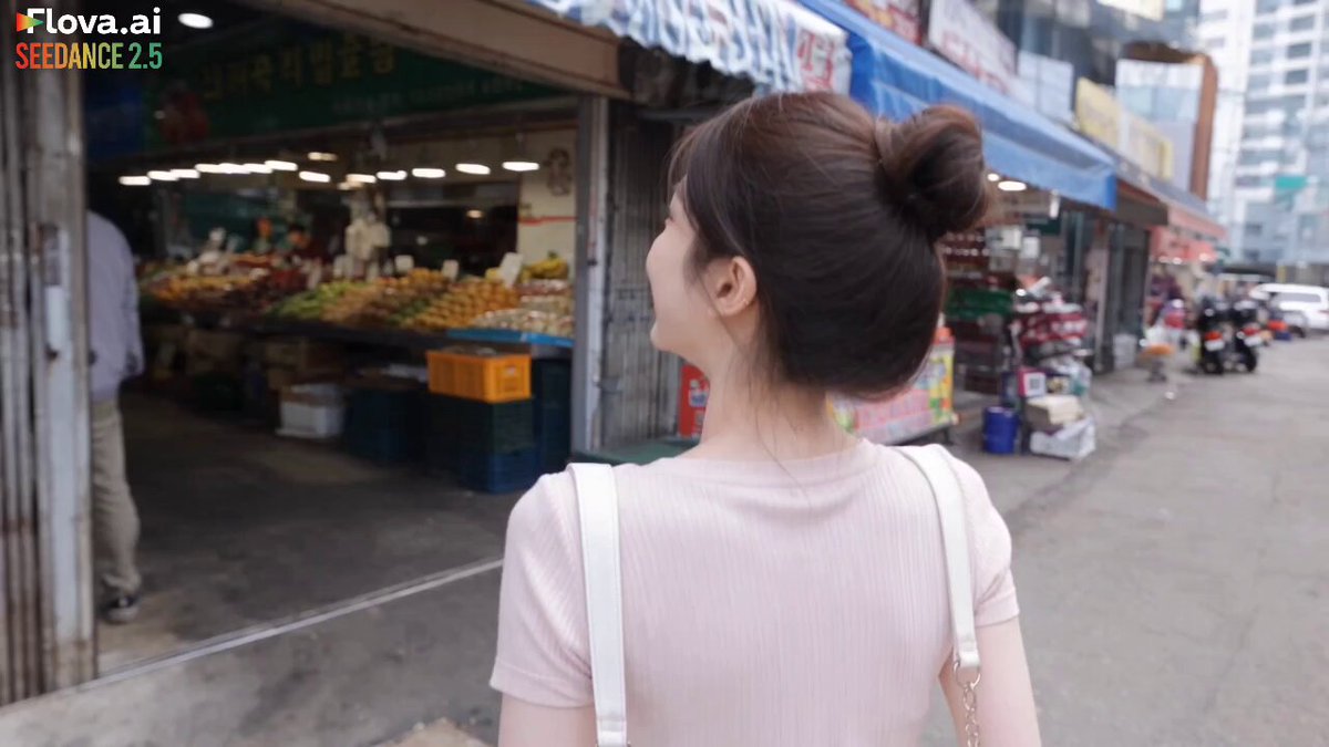 Korean Fruit Market Lifestyle Vlog — example output