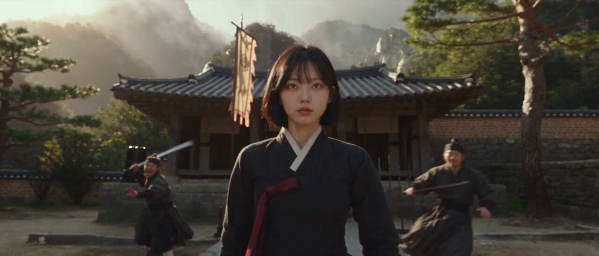 Korean Martial Arts Warrior Portrait — example output