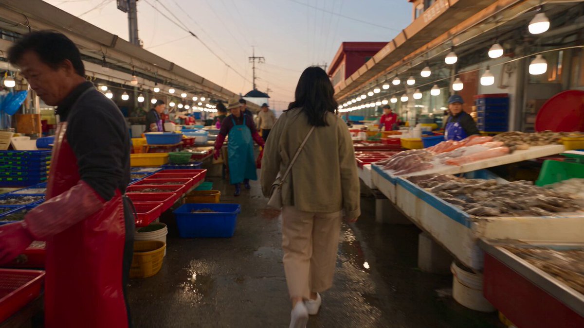 Korean Seaside Travel Vlog — example output
