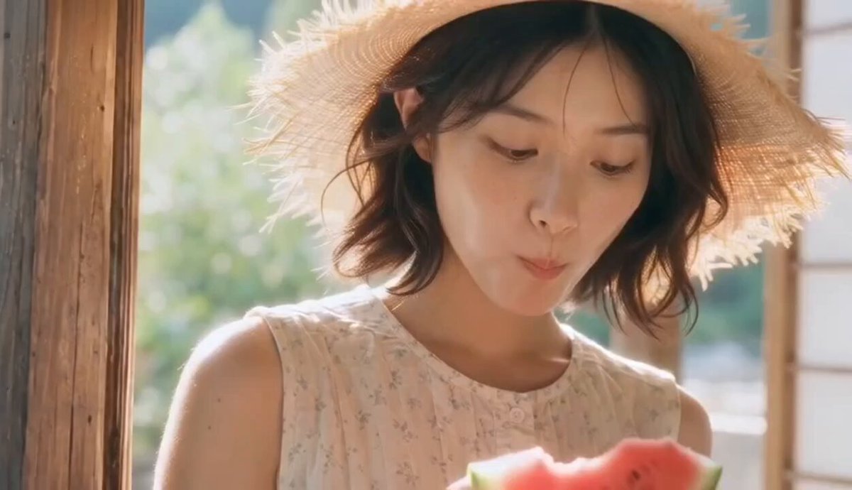 Korean Summer Vlog Video Prompt — example output