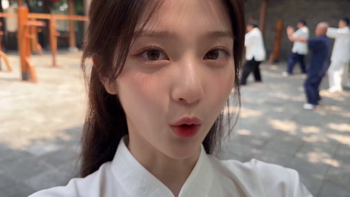 Korean Woman Kung Fu Vlog — example output