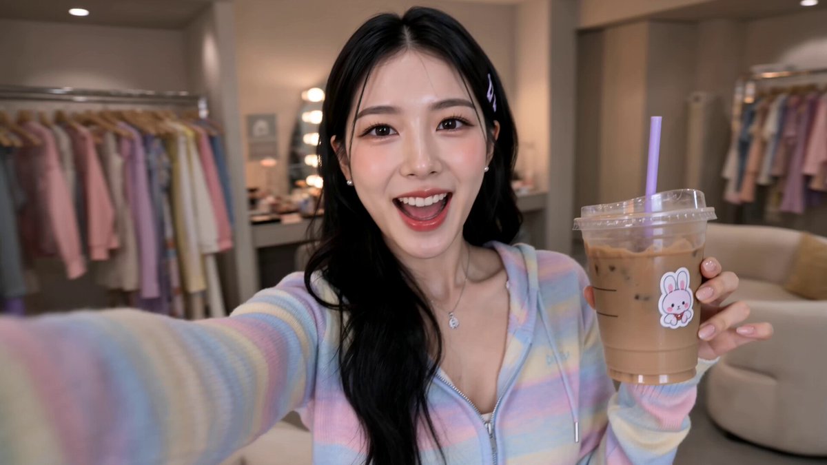K-pop Idol Backstage Vlog — example output