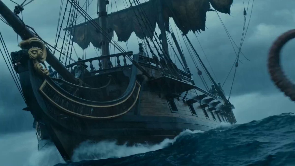 Kraken attacks a pirate ship — example output