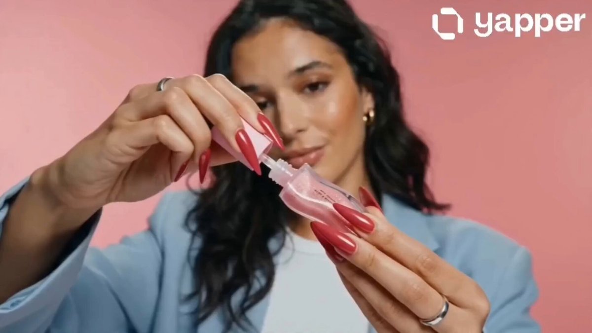 Lip Gloss Beauty Commercial — example output