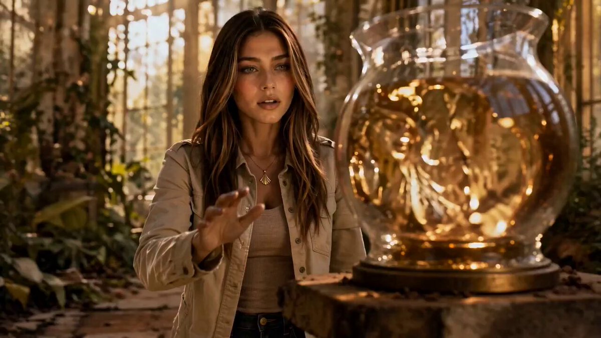 Liquid Gold Cinematic Transformation — example output