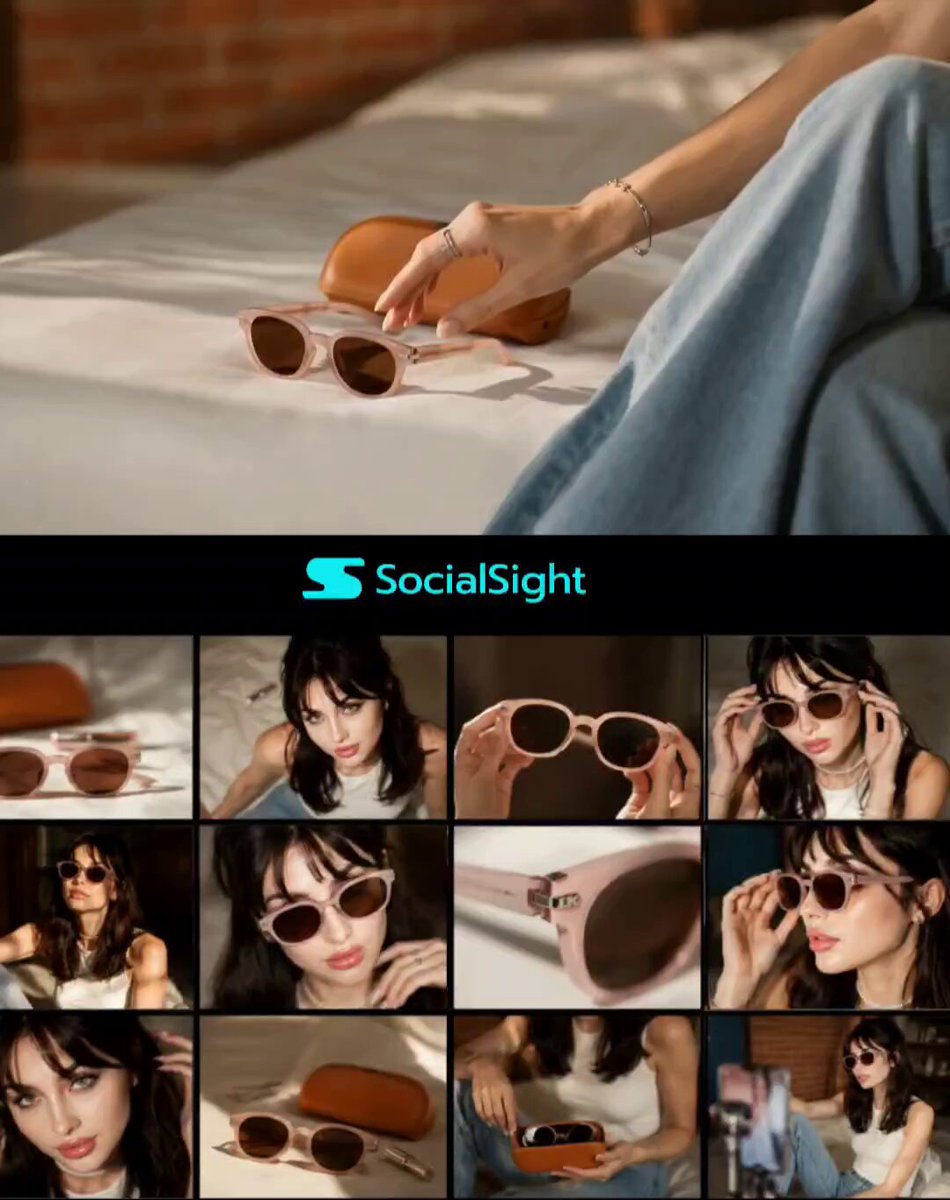 Luxury Fashion Sunglasses Commercial — example output