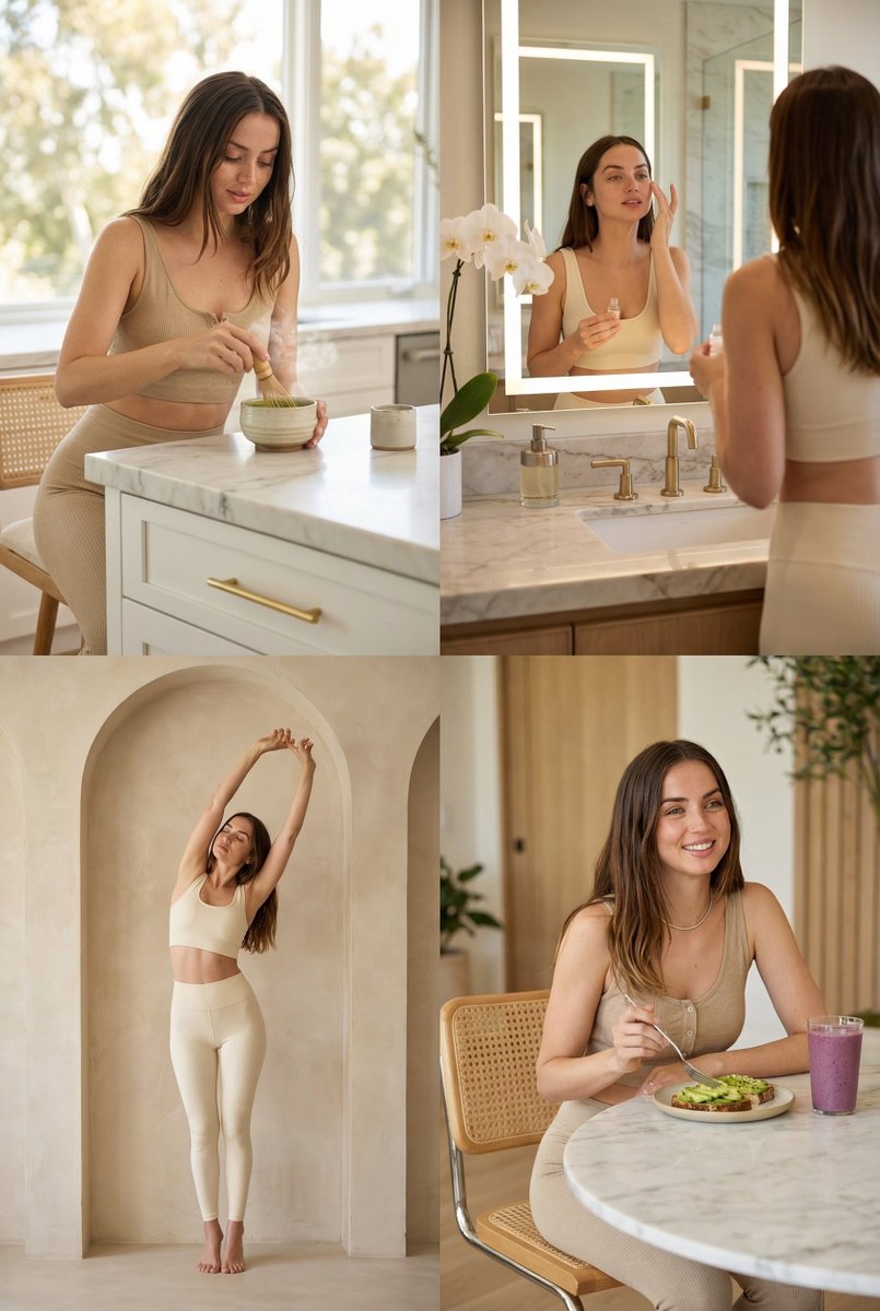 Luxury Wellness Lifestyle Vignettes — example output