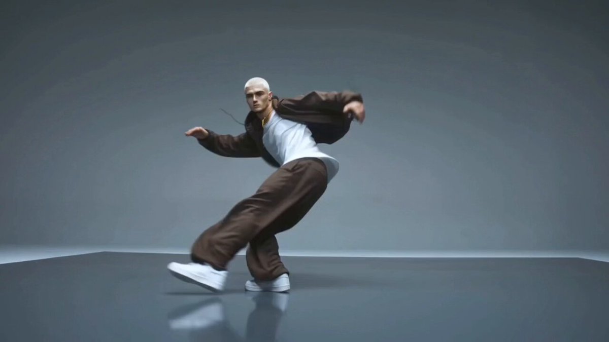 Male Street Dancer Studio Shot — example output