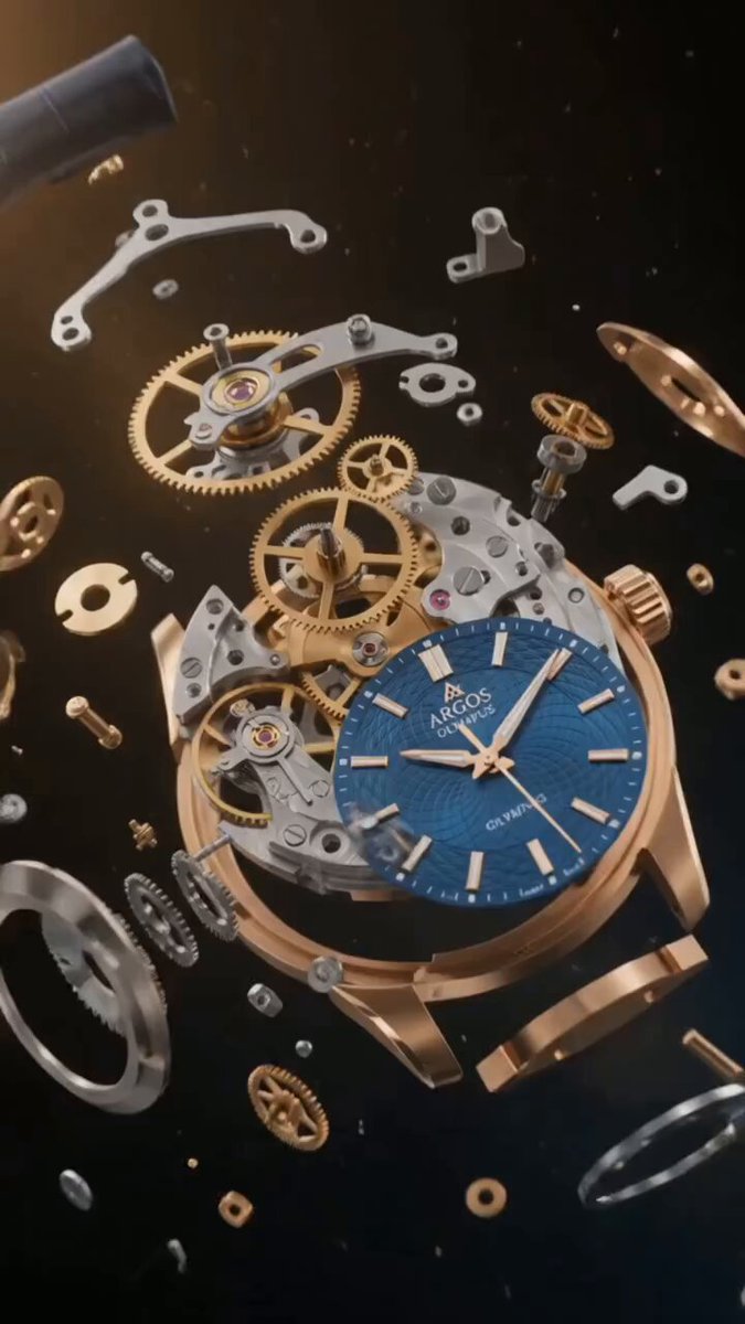 Luxury Watch Mechanical Explosion — example output