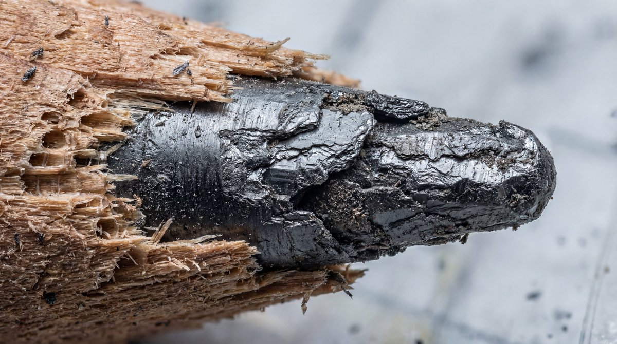 Microscopic View of a Pencil Tip — example output