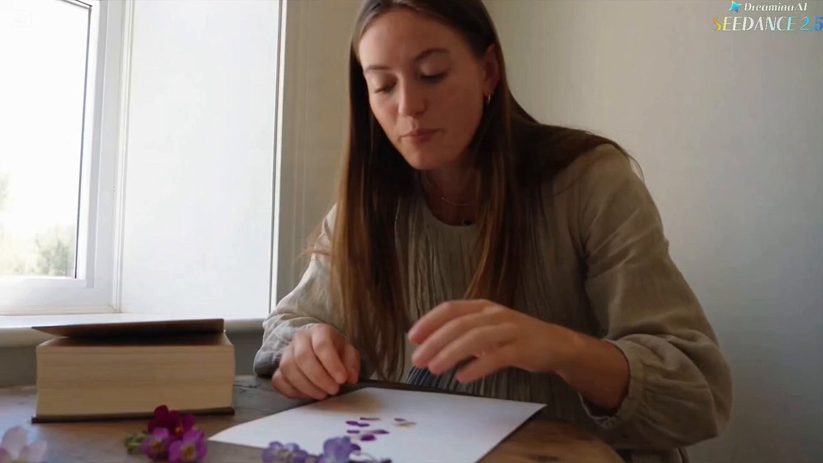 Mini DV Camcorder Flower Pressing Vlog — example output