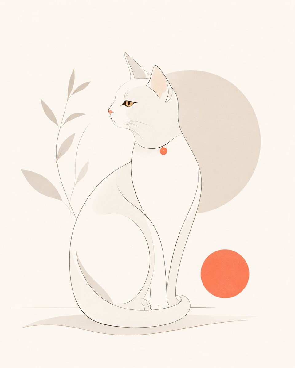 Minimalist Modern Magazine Illustration Style — example output