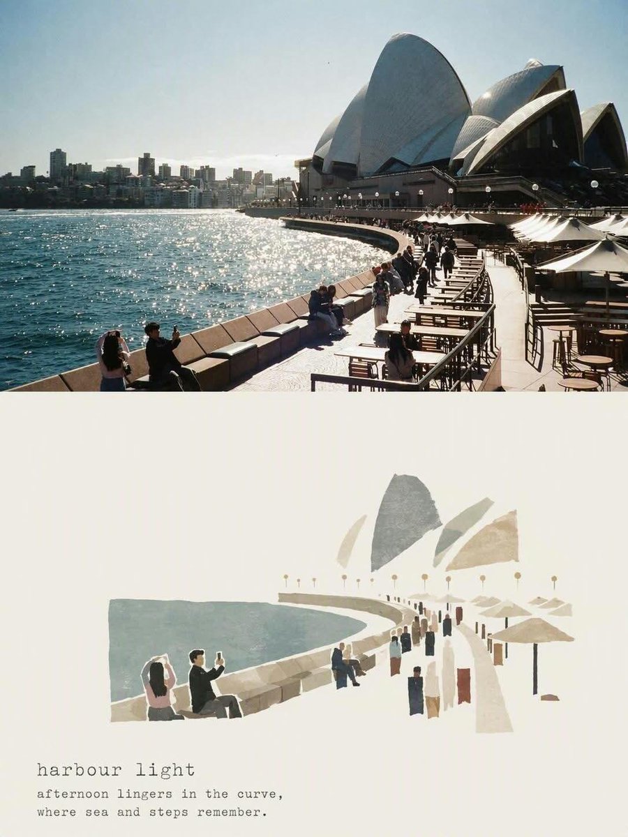 Travel Diary Poster Transformation — example output