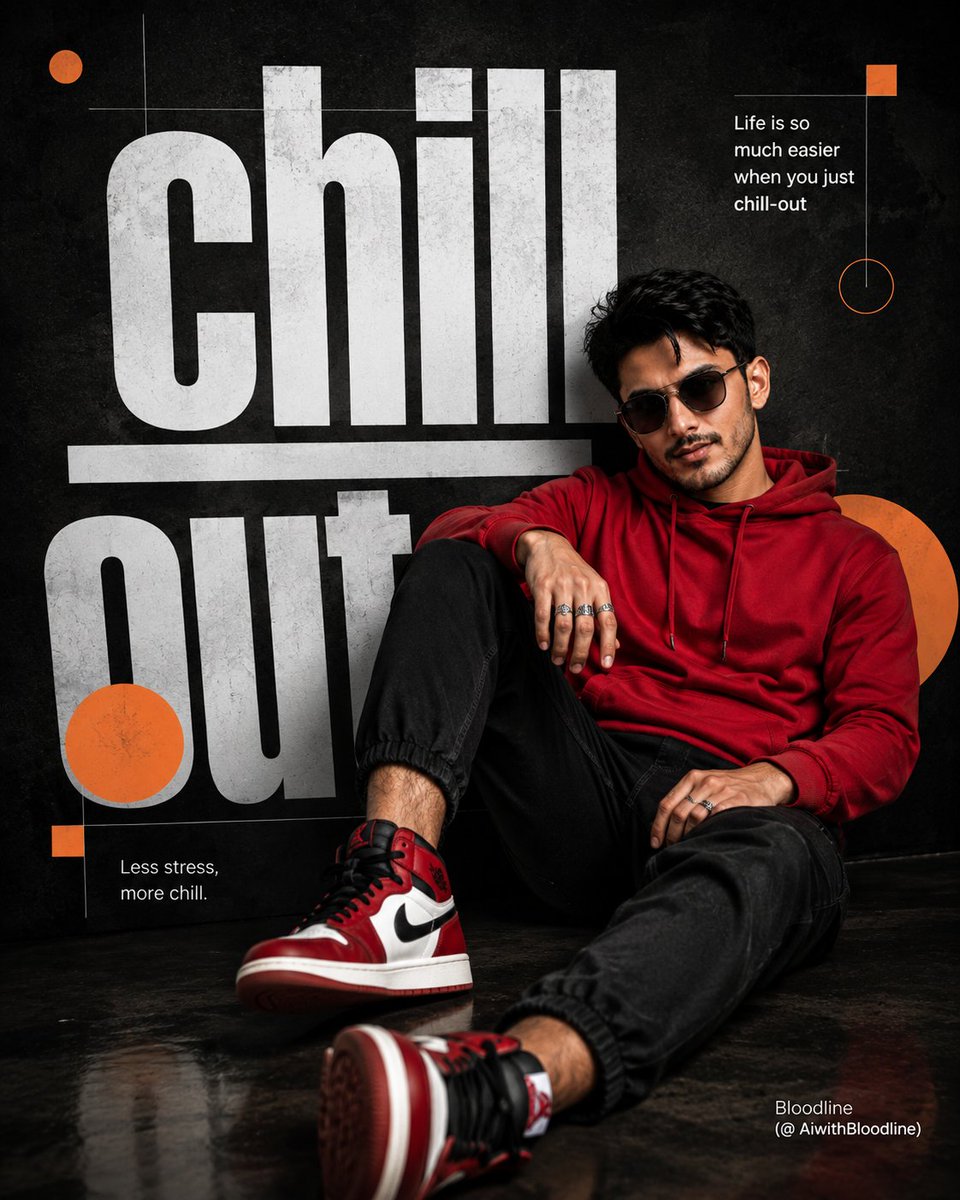 Chill-Out Graphic Movie Poster — example output