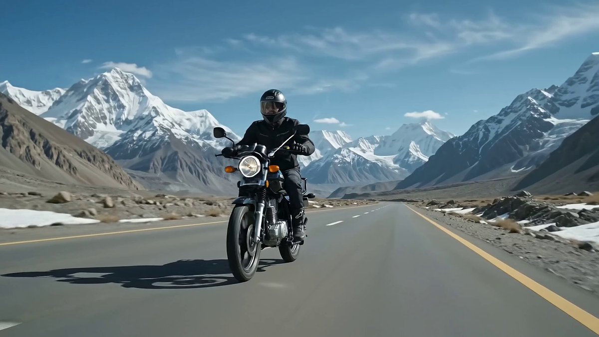 Karakoram Motorcycle Commercial — example output