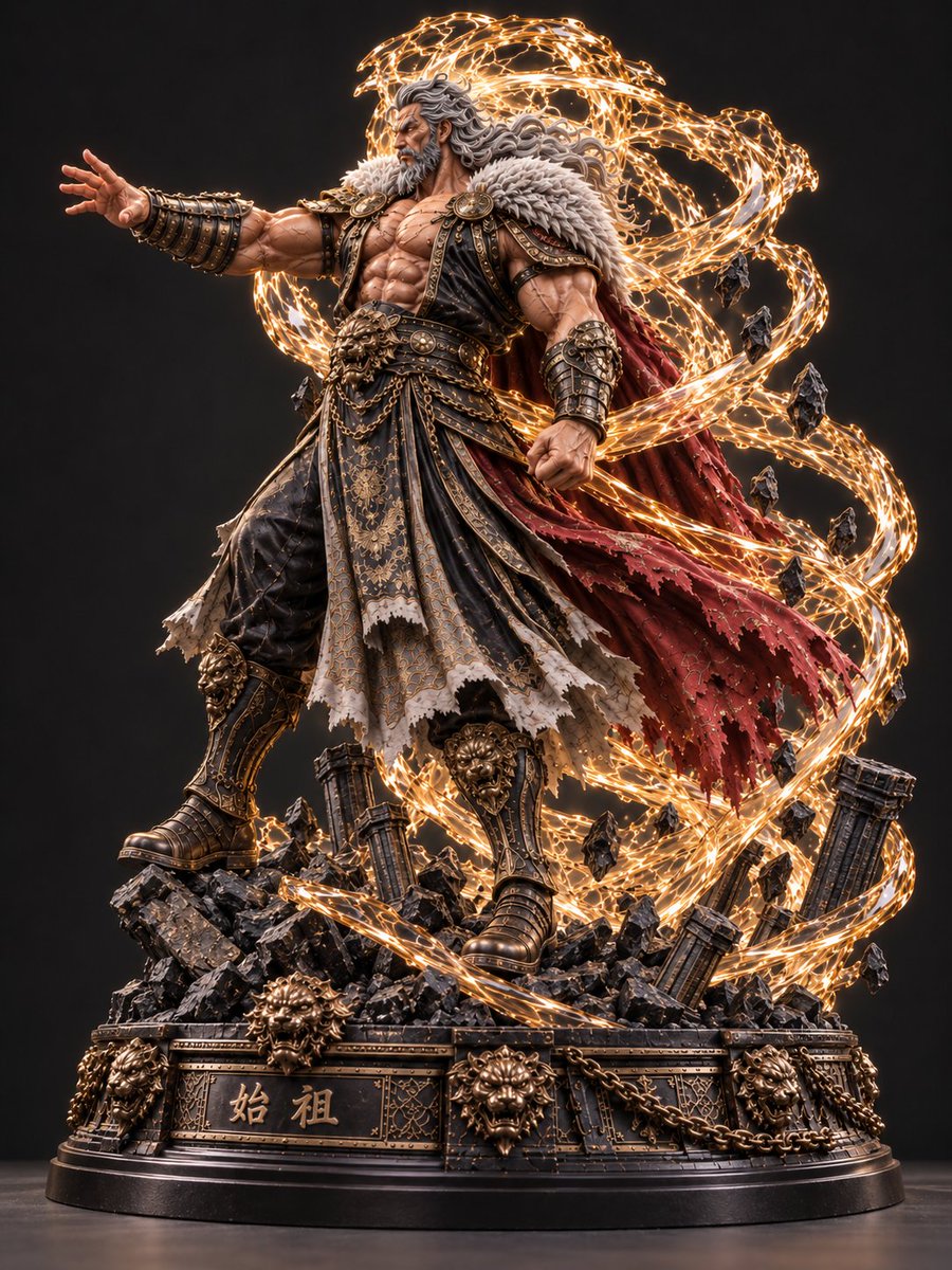 Mythic Warrior Statue — example output