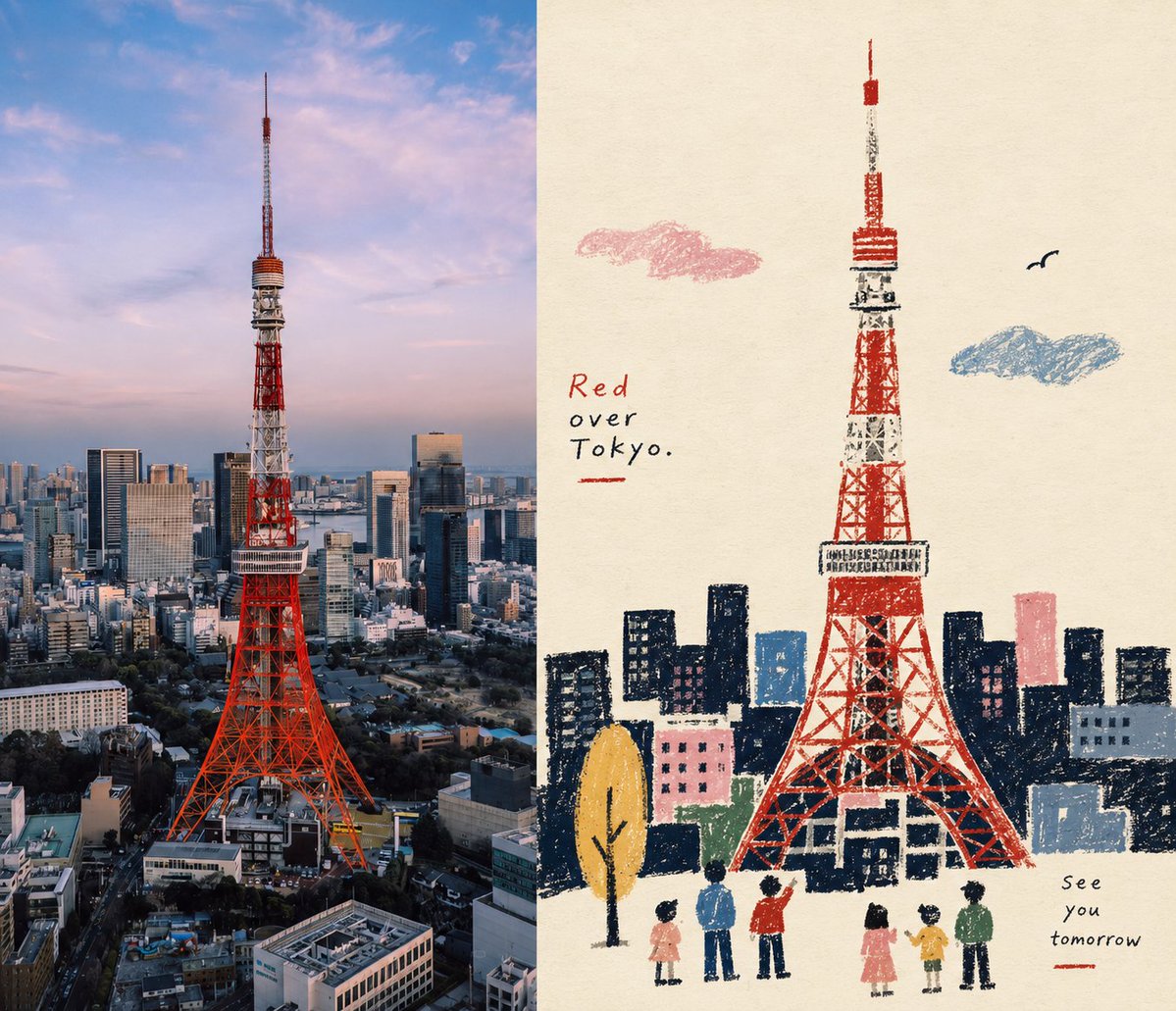 Naive Folk Art Poster Design — example output