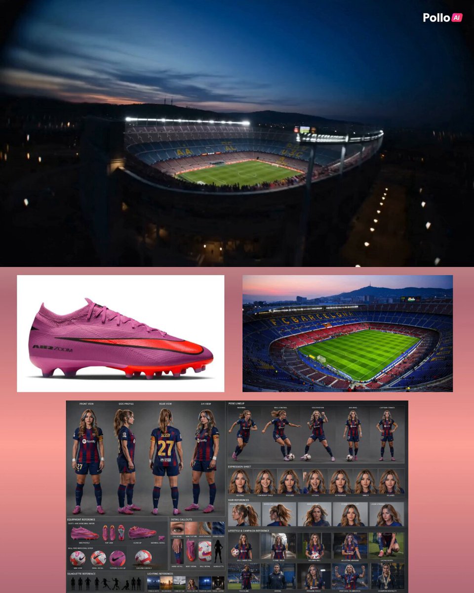 Nike Mercurial Commercial with Reference — example output