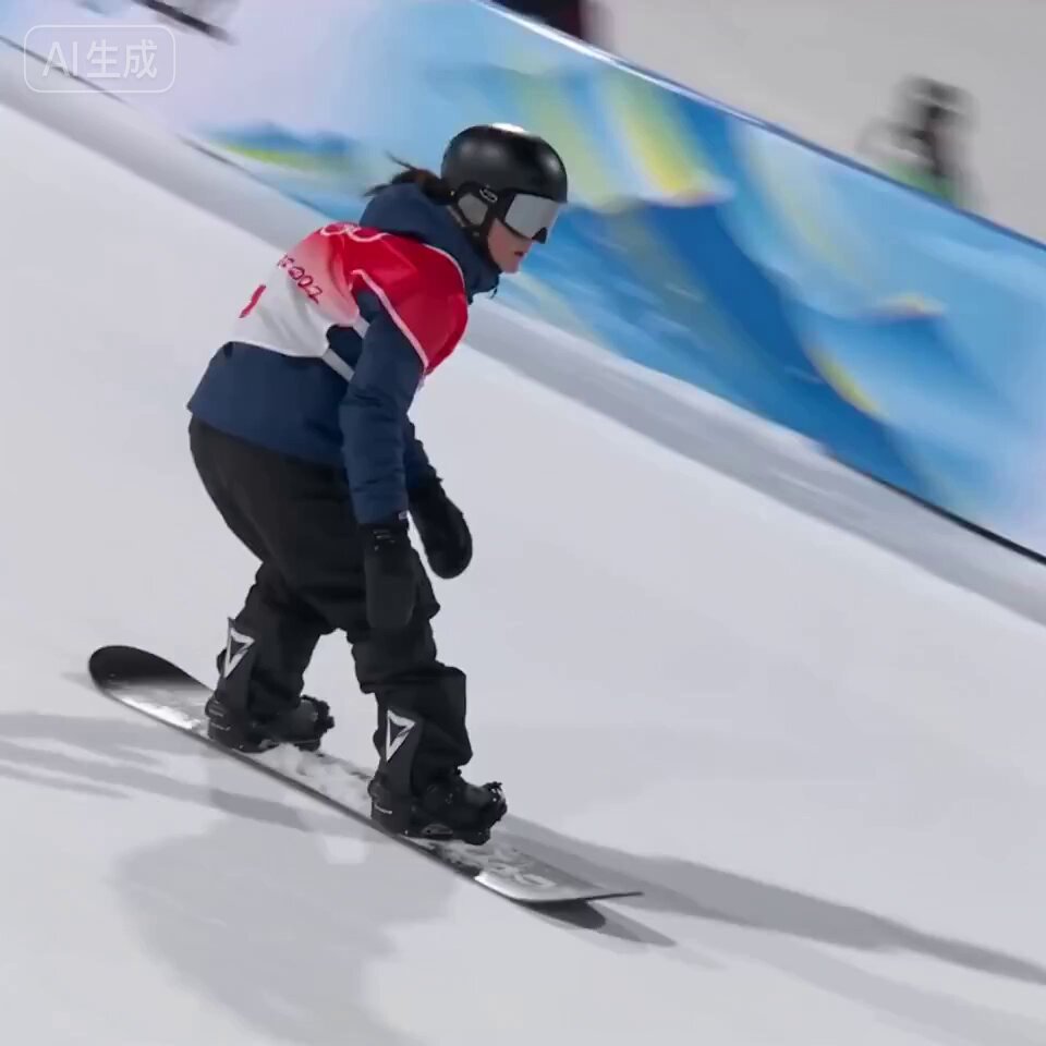 Olympic Snowboard Big Air Competition — example output