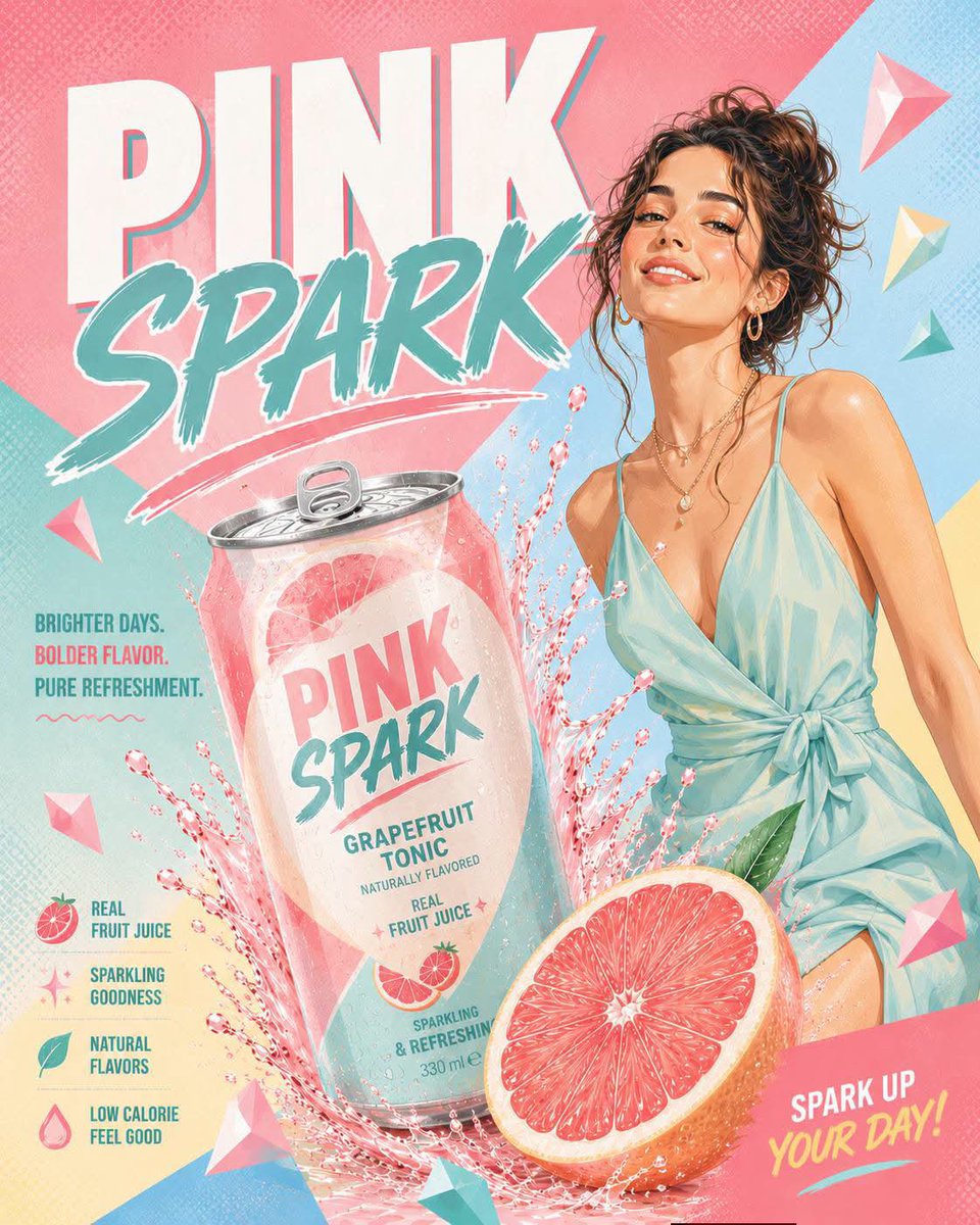 Pastel Pop Product Advertisement — example output