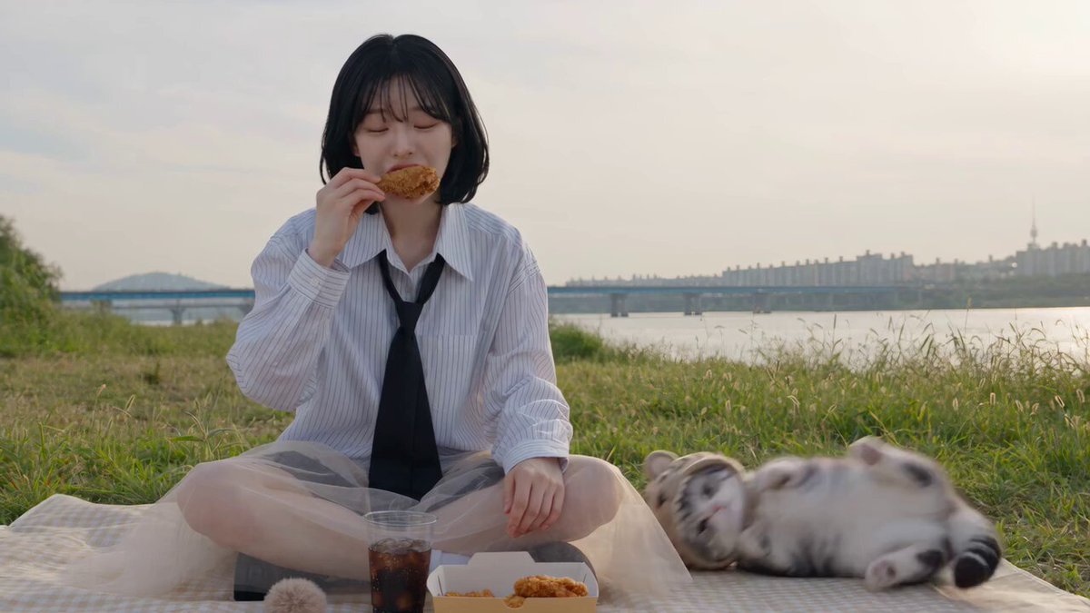 Picnic with Tiger Kitten Companion — example output