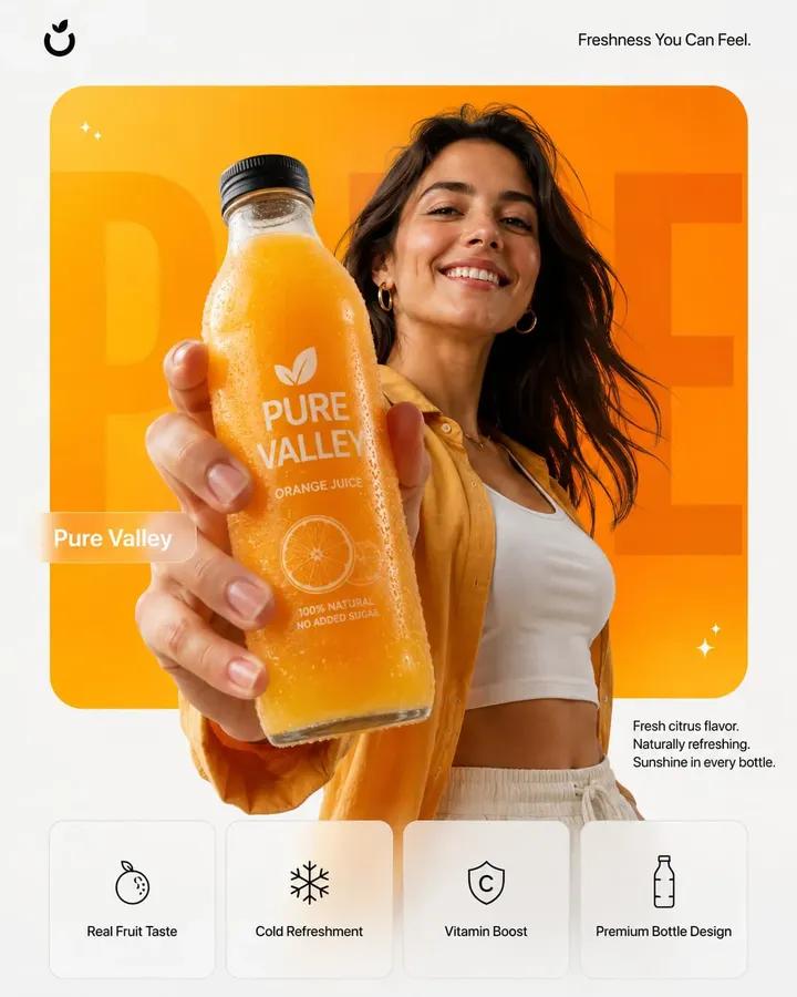 Premium Product Campaign Poster — example output