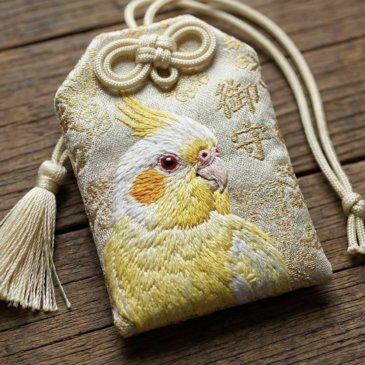 Realistic Cockatiel Amulet Generation — example output