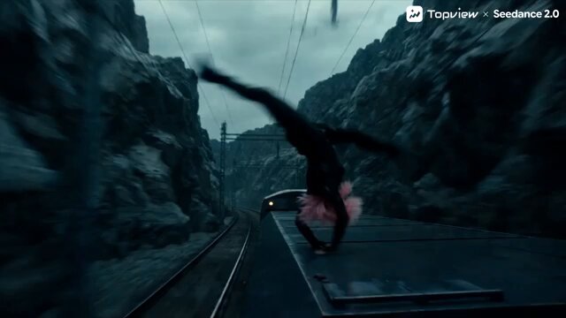 Sci-Fi Action Film Aesthetic Video Prompt — example output