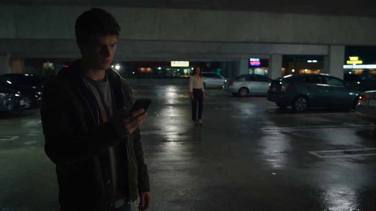 Sci-Fi Time Pause Parking Lot — example output