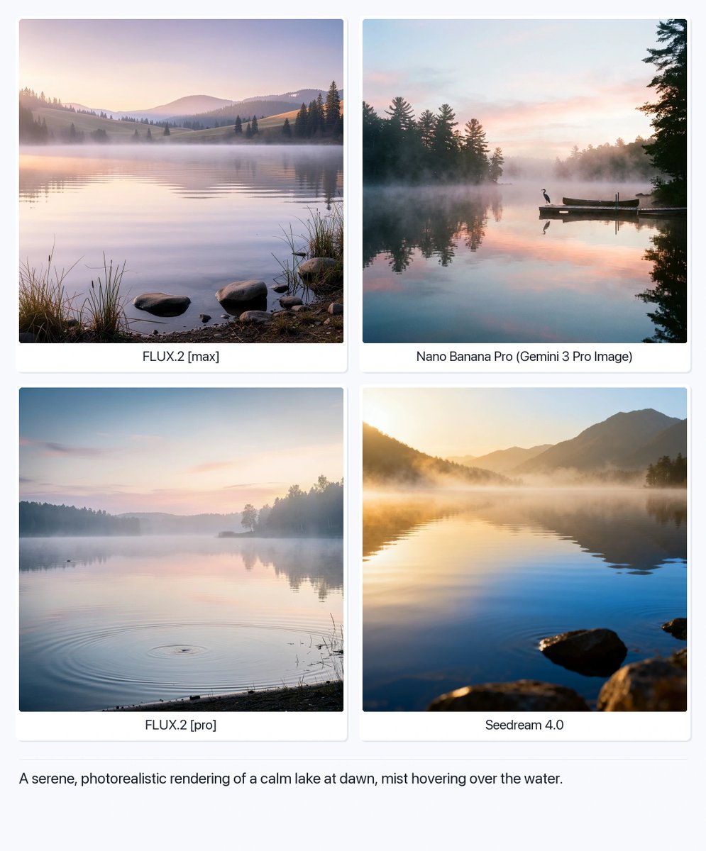 Serene Lake at Dawn — example output