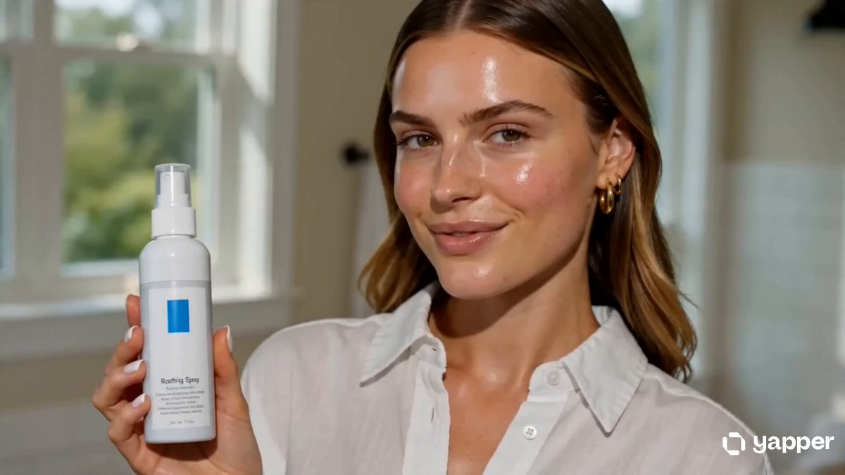 Skincare UGC Reel — example output