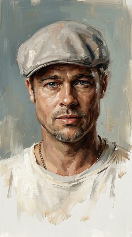 Sophisticated Oil Portrait Painting — example output