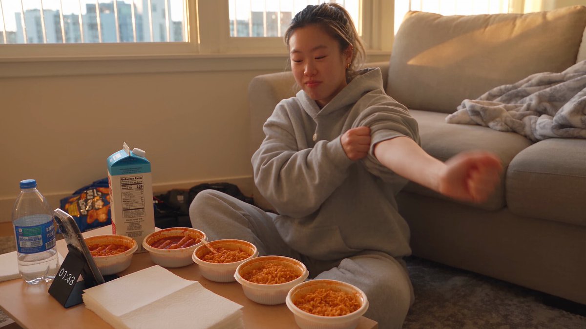 Spicy Food Challenge Personal Vlog — example output