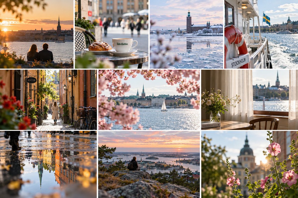 Stockholm Travel Photo Collage — example output