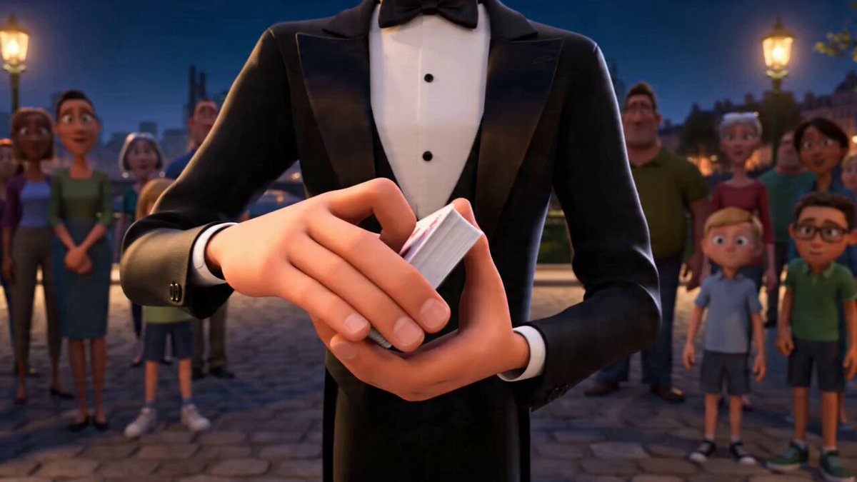 Stylized Magician Performance Video Prompt — example output
