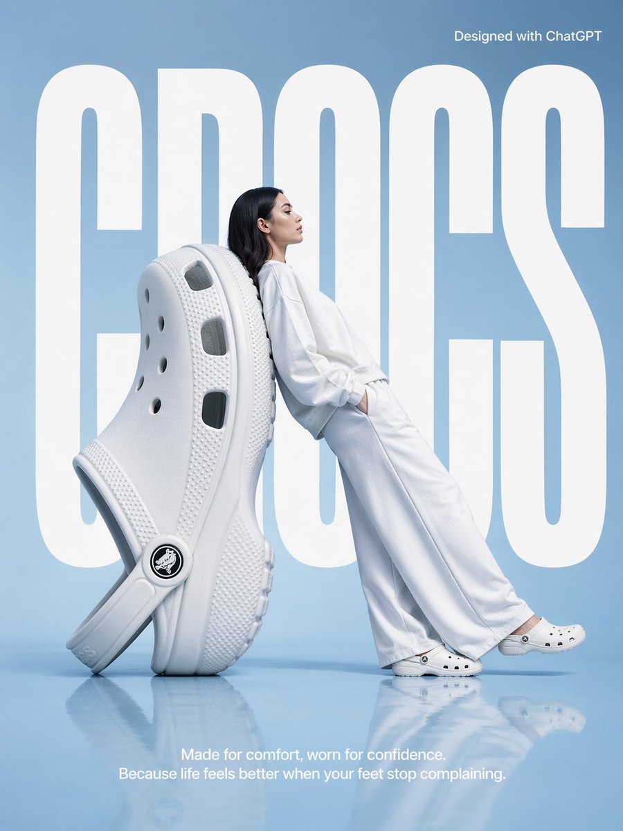Surrealist Fashion Brand Poster — example output