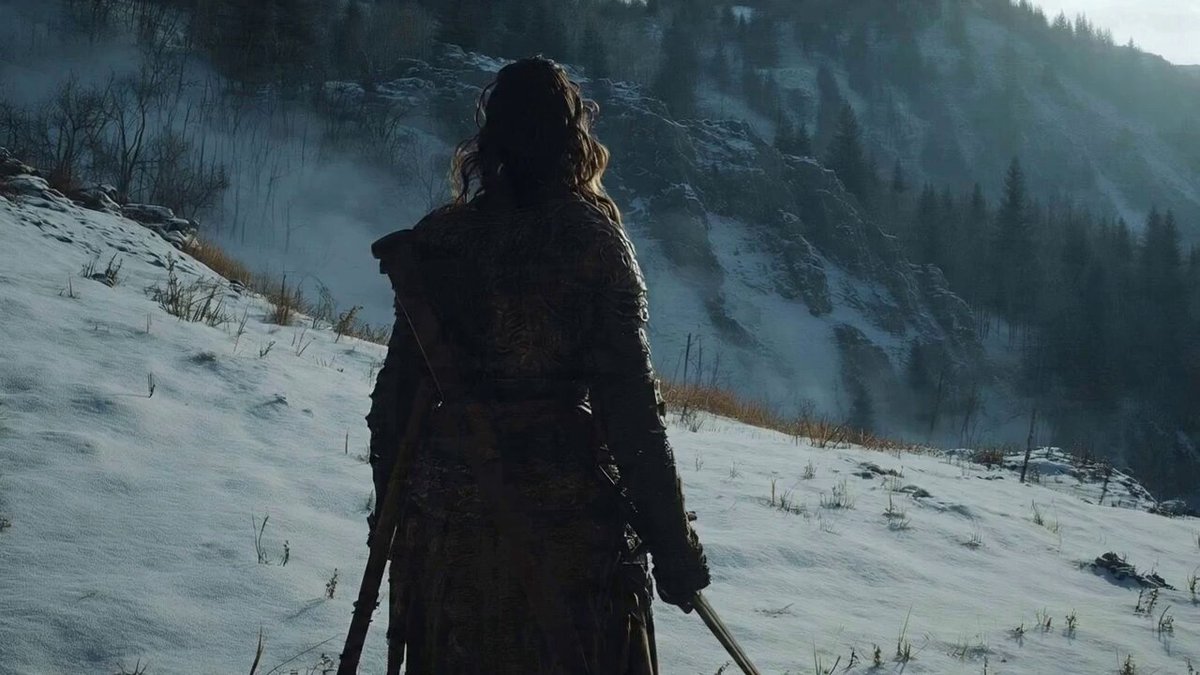Sword-Bearing Woman vs. Polar Bear Action Sequence — example output