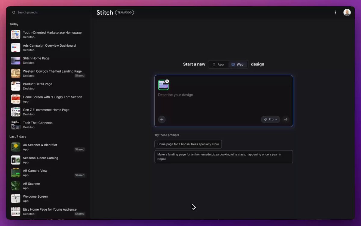 UI redesign and optimization commands — example output