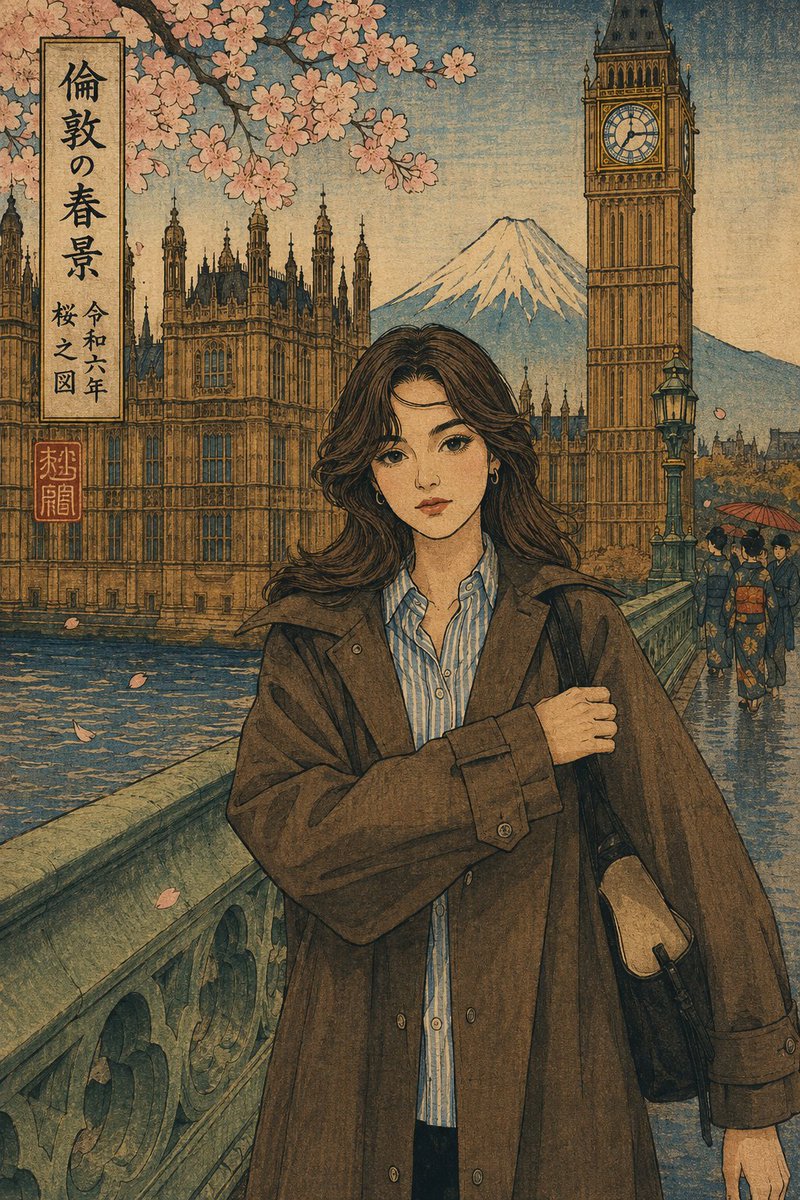 Ukiyo-e Portrait Transformation — example output